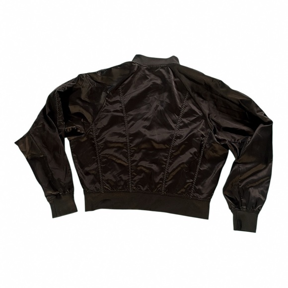 Fabletics Demi Lovato Tori Woven Women's Black Bomber Jacket Size S - Picture 7 of 9